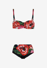 Floral-Print Balconette Two-Piece Swimsuit