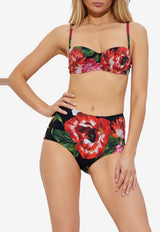 Dolce & GabbanaFloral-Print Balconette Two-Piece Swimsuit