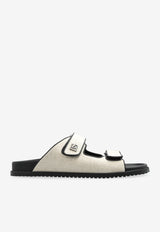 Logo-Appliqué Canvas Slides