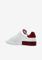 Portofino White and Red Sneakers