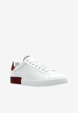 Portofino White and Red Sneakers