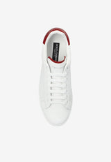 Dolce & GabbanaPortofino White and Red Sneakers