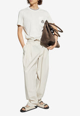 Solid Cotton Pocket T-shirt