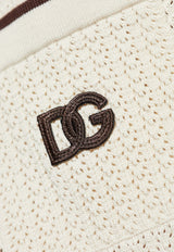 Dolce & GabbanaOpenwork Cotton Short-Sleeved Shirt