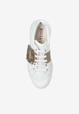 Roger Vivier Viv' Skate Platform Sneakers White RVW73729110LXQ 0-9997