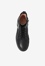 Roger Vivier Viv' Rangers Leather Boots Black RVW78442760TTQ 0-B999