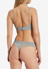 Tom Ford Signature Low-Waist Thong Gray KNJ009 JEX166-IG606