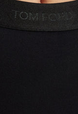 Tom Ford High-Waist Logo Panties Black KNJ008 JEX166-LB999
