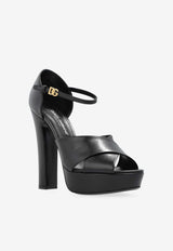 Keira 145 Leather Platform Sandals