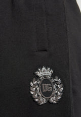 Dolce & Gabbana Logo Appliqué Track Pants Black GP07TZ G7PJ7-N0000