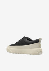 Moncler Altive Nubuck and Suede Low-Top Sneakers Black K209B4M00160 M7091-999