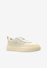 Moncler Altive Nubuck and Suede Low-Top Sneakers Cream K209B4M00160 M7091-21I