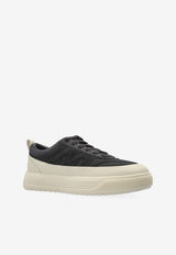 Moncler Altive Nubuck and Suede Low-Top Sneakers Black K209A4M00200 M7091-999