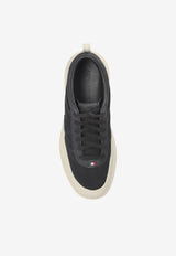 Moncler Altive Nubuck and Suede Low-Top Sneakers Black K209A4M00200 M7091-999
