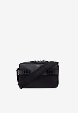 Ferragamo Twins Shoulder Bag Black 241787 TWINS NYLON 786274-NERO