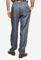 Dolce & Gabbana Creased Straight-Leg Pants Gray GP12QZ FU4MF-N0701