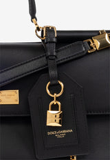 Dolce & Gabbana Medium My Sicily Calf Leather Handbag Black BB7782 B7321-80999