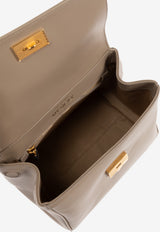 Dolce & Gabbana Small My Sicily Calf Leather Handbag Beige BB7781 B7321-8I399