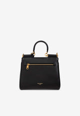 Dolce & Gabbana Small My Sicily Calf Leather Handbag Black BB7781 B7321-80999