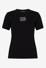 Dolce & Gabbana DG Logo Patch T-shirt Black F8N08Z GDC9W-N0000