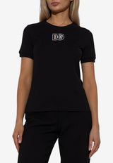 Dolce & Gabbana DG Logo Patch T-shirt Black F8N08Z GDC9W-N0000