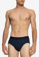 Tom Ford Signature High-Leg Briefs Navy T4LC12040 0-412