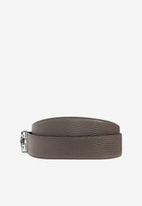 Ferragamo Double-Sided Leather Belt Gray 67A161 DOUBLE ADJUS 786005-CONCRETE