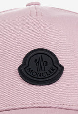 Moncler Logo Patch Baseball Cap Pink K20933B00025 0U082-54L