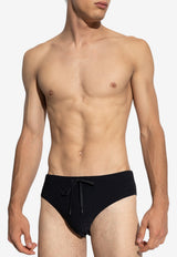 Balmain Monogram Swimming Briefs Black BWB351510 0-001