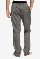 Tom Ford Polka Dots Pajama Pants Gray T4H202080 0-009