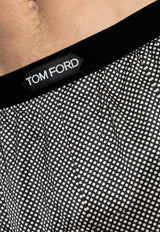 Tom Ford Polka Dots Pajama Pants Gray T4H202080 0-009
