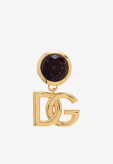 Dolce & Gabbana DG Logo Drop Earrings Gold WER6M1 W1111-ZOO00