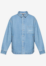 Jacquemus De-Nimes Logo Jacket Blue OUM00115 AD00017-33C