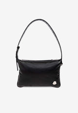Moncler Vetta Leather Shoulder Bag Black K209B5I00004 M6987-999