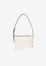 Moncler Vetta Leather Shoulder Bag Cream K209B5I00004 M6987-032