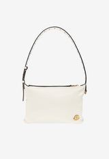 Moncler Vetta Leather Shoulder Bag Cream K209B5I00004 M6987-032