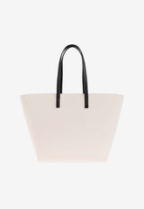 Moncler Very Leather Tote Bag Cream K209B5D00012 M7769-032