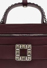 Roger Vivier Micro Très Vivier Vanity Bag Burgundy RBWANMH0003YDR 0-R802