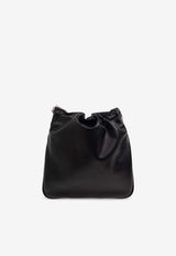 Roger Vivier Mini Pilgrim Nappa Leather Bucket Bag Black RBWABDK0100YDR 0-B999