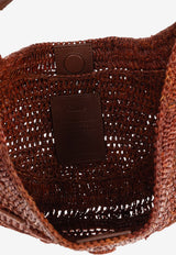 Chloé Summer Banana Raffia Hobo Bag Brown CH25US902 P08-26M