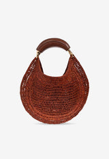 Chloé Summer Banana Raffia Hobo Bag Brown CH25US902 P08-26M