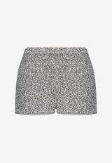 Tory Burch Tweed Mini Shorts Gray 170828 0-002