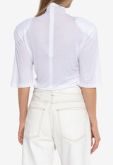 Jacquemus Spallina High-Neck Top White TSW00530 AJ00234-100
