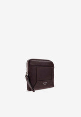 Jimmy Choo Compact Leather Zip Cardholder Burgundy DM CMPCT CARDCASE GCJ-DEEP MERLOT ANTIQUE