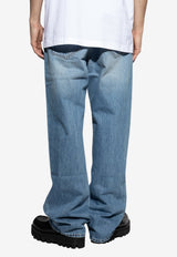 Jacquemus De-Nimes Straight Jeans Blue PAM00028 AD00038-33C