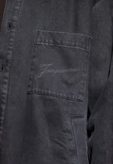 Jacquemus Boulanger Casual Shirt Black OUM00115 AD00019-990