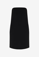Moschino Maxi Bow Strapless Dress Black 252E A0445 5524-0555