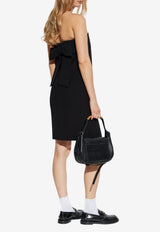 Moschino Maxi Bow Strapless Dress Black 252E A0445 5524-0555