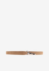 Roger Vivier Mini Belle Viver Suede Top Handle Bag Beige RBWAORH0100HR0 0-S812