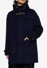 Moschino Wool Blend Long Coat Navy 252ZZ A0651 5211-0342